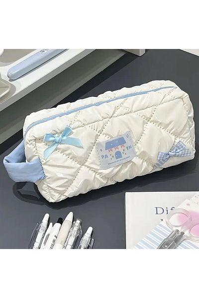Kawai Puffy French House Y2K Soft Pen Holder