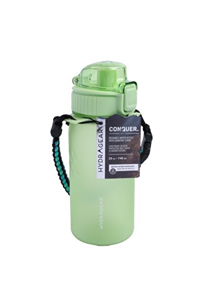 Hydragear زجاجة مياه كونكر قابلة لإعادة الاستخدام مع حزام حمل 740 مل