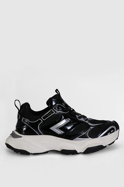 Lufian Ανδρικά αθλητικά παπούτσια Jones Black Casual Sneaker 112230203
