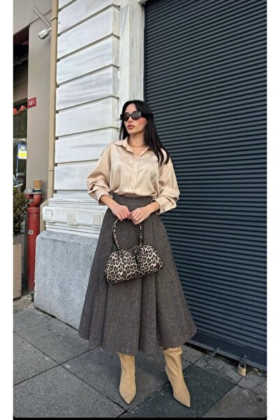 Hotfashion Taş Saten Gömlek