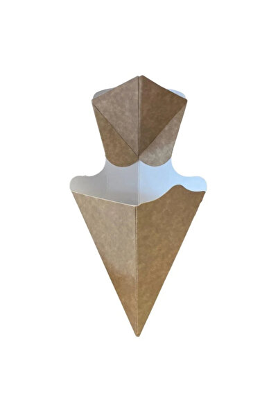 NO NAME Kutu Cips Konik Kraft Sosluklu BÜYÜK 100 Adetli