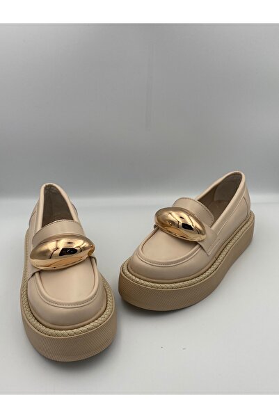 Ömer Ediz Shoes Аксесоар ARYA Дамски мокасини с висока подметка с детайли