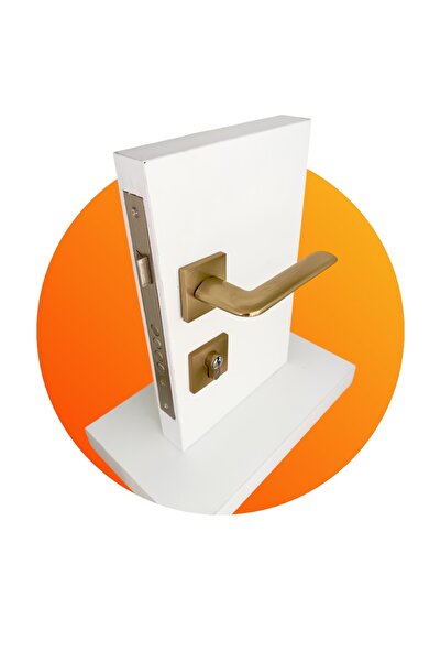 KOLDOOR Fame AL04 - Roșie pătrată din titan scoțian mat cu ușă din oțel Yale dreapta Basar pe o parte