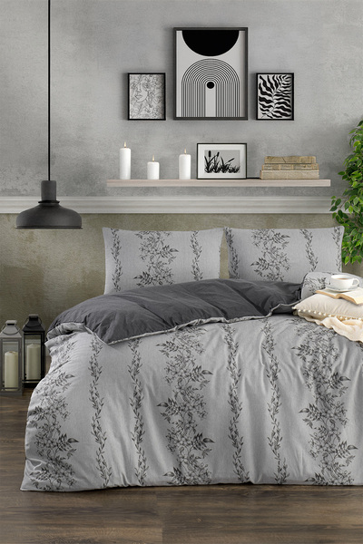 TEKSMODA HER MODA ONDA Çift kişilik Lastikli Çarşaflı Nevresim Takımı