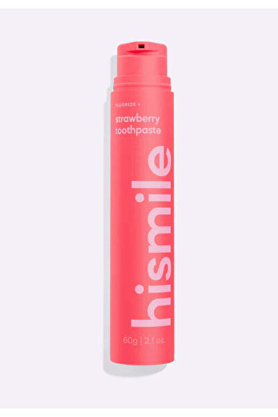Hismile Toothpaste with fluoride and strawberry flavor, Strawberry, Hismile, ...