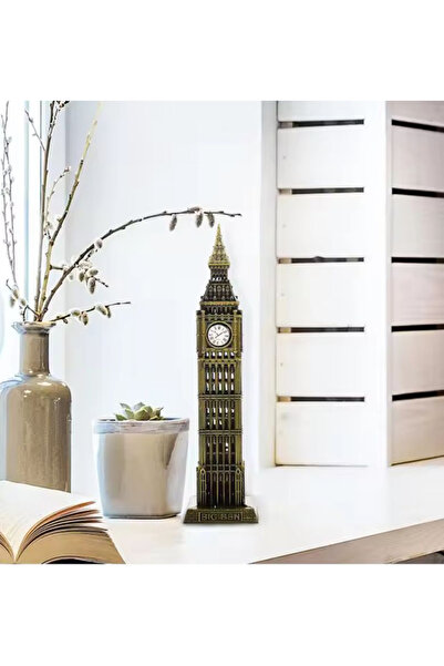 Sensoria Vintage Metal Londra Big Ben Masa Saati Retro Saat kulesi Hediyelik ...
