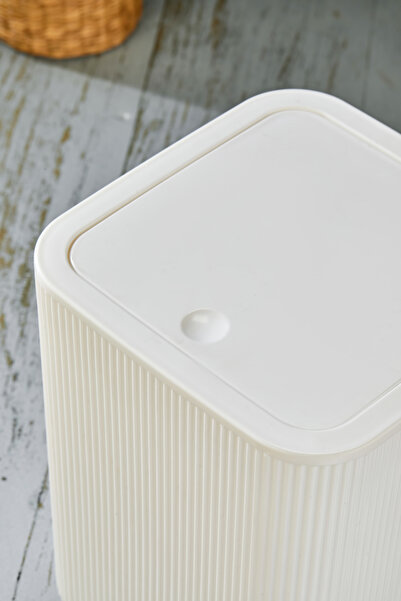 Homie Line 2 Parça Kare Banyo Seti - Çöp Kovası WC Fırçası Set