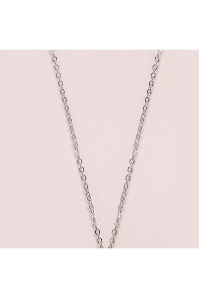 FOURSOLOS Steel Women &Apos; S Necklace, Flower of Life Model with Stone Detail, Silver Color, No:158