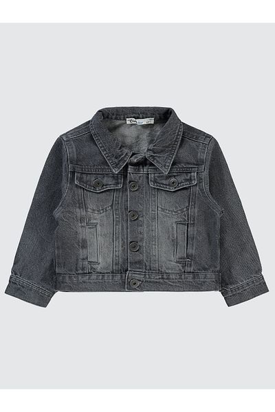 Civil Boys Boy's Denim Jacket 2-5 Years Smoked