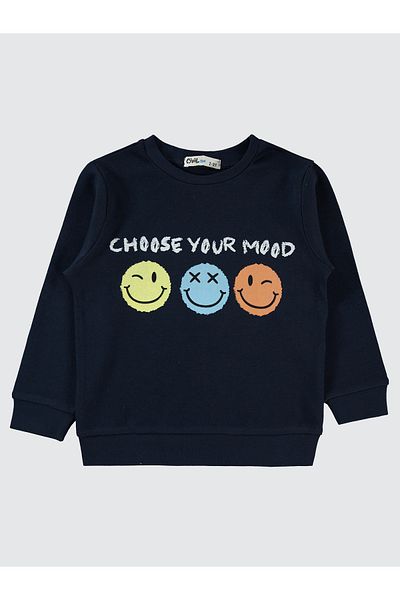 Civil Boys 2-5 Years Old Boy Sweatshirt - Navy Blue