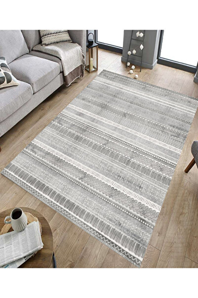 GNL HOME Modern Desenli Dijital Baskı Yıkanabilir Salon Mutfak Koridor Ofis H...