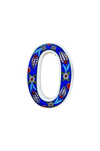 DeepCraft Best Quality Ușă Deepcraft din ceramică cu model de lalele - realizată manual, opțiuni de culoare 00