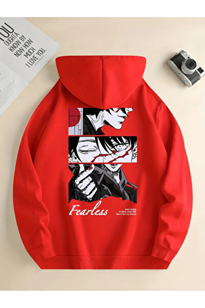 GALASHOP Fearless Fearless Printed Hoodie