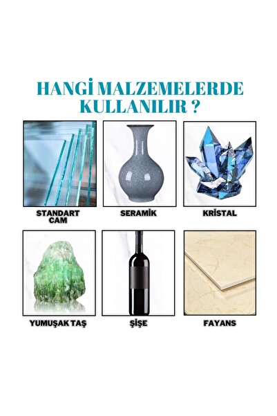 DepoMega Cam Seramik Taş Fayans Şişe Kesme Diski 115 mm