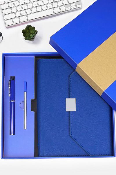 Trendmiya Set de pixuri pentru notebook cu cutie albastră