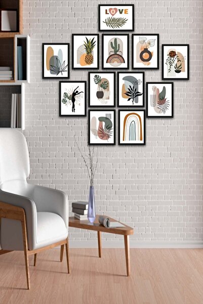 TABLOX Set de pictură MDF cu imprimare UV, în stil boem, cu aspect artistic, ...