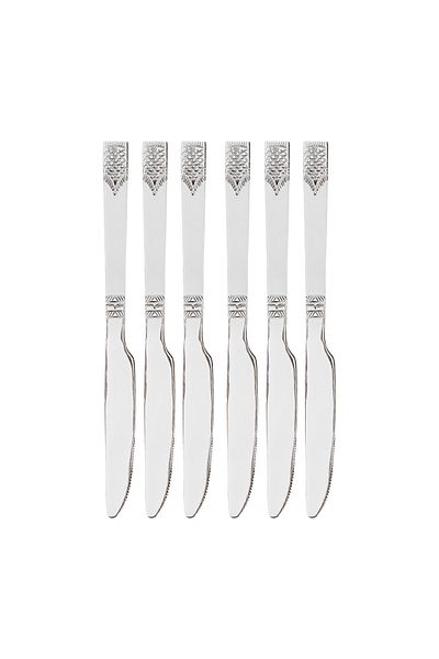 ROYALFORD 6-Piece Stainless Steel Table Knife- RF11947