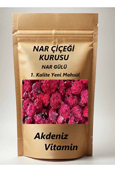 AKDENİZ VİTAMİN 80 Gr Nar Çiceği Kurusu ( Nar Gülü Kurusu )