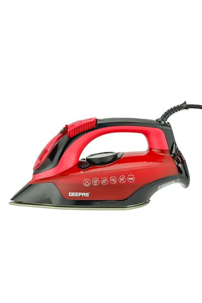 Geepas Ceramic Steam Iron- 350 ml Water Tank, 3100 W Power