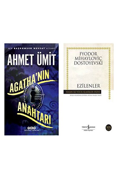 Yapı Kredi Yayınları Agatha’nın Anahtarı - Ahmet Ümit Ezilenler - Fyodor Miha...