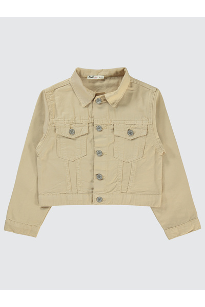 Civil Girls Beige Jacket for Girls 10-13 Years