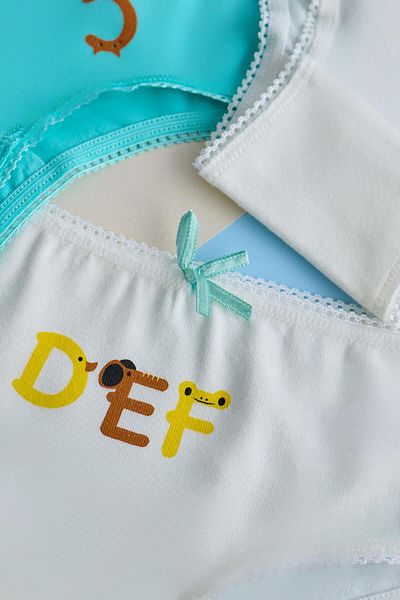 Katia&Bony Katia&Bony Girl Alphabet Pattern Slip