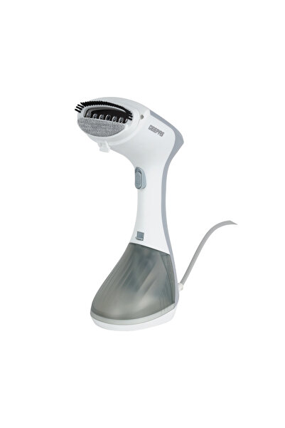 Geepas Handheld Garment Steamer- 1300 W, Stainless Steel Panel/ 260 ml Capacity/ Grey and White