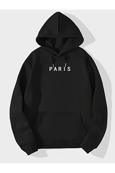 Lider Leather Hanorac imprimat cu glugă - amestec de bumbac și poliester, des...