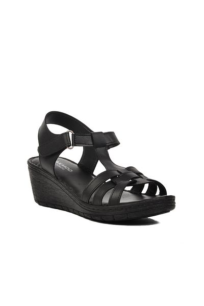 AYAKMOD Sandale negre de damă