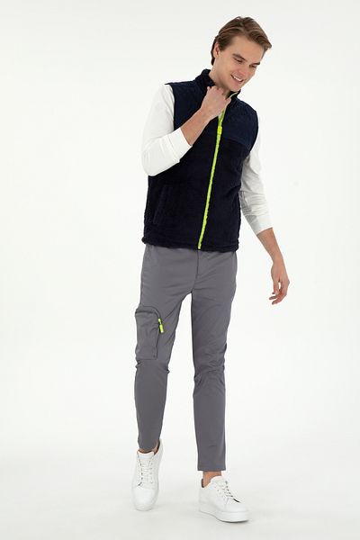 U.S. Polo Assn. Men's Gray Canvas Trousers 50291168-Vr024