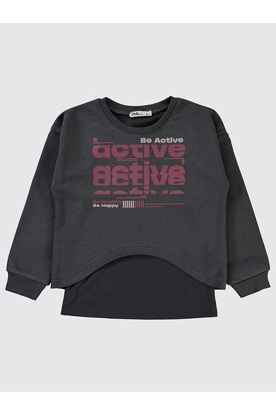 Civil Girls Light Smoked Girl's Sweatshirt - 10-13 Years