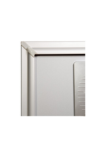 kadıoğlu menfez sineklik 50X50 Anodized Matte Chrome Aluminum Surface Bonding Grille with Aspirator (Ventilation - Fan)