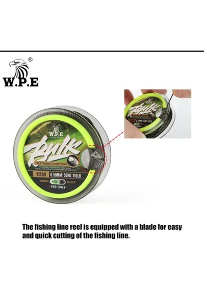 Bozok balıkçılık rig ipi, kurşunlu ip W.E.P MARKA ( 10metre 0,50mm 50kg çeker...