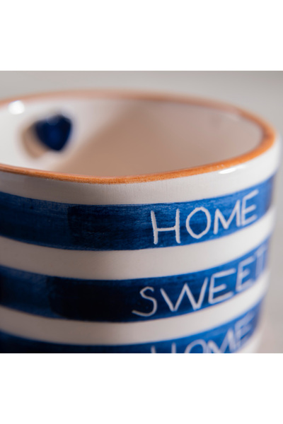 Ayda Seramik El Yapımı Seramik Home Sweet Home Kahve Kupası - Fincanı