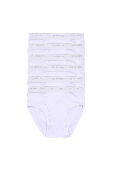 Giordano Men's Classic Rib Briefs