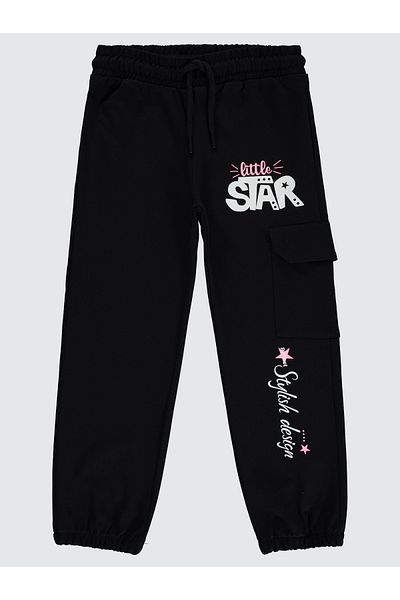 Civil Girls Girl's Sweatpants 6-9 Years Black