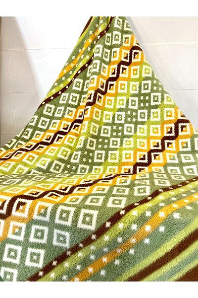 Seslim Acrylic Woven Single Plush Heating Butler Blanket