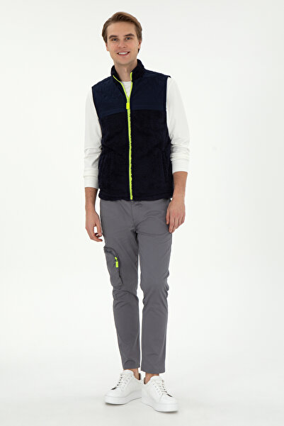 U.S. Polo Assn. Erkek Gri Kanvas Pantolon 50291168-VR024