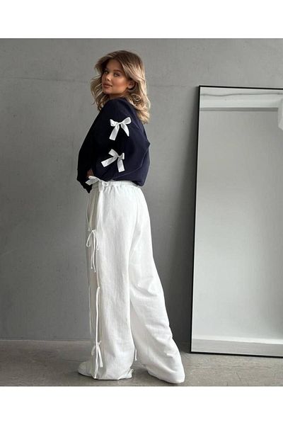 Pulli Collection Hanorac cu detaliu accesoriu panglică