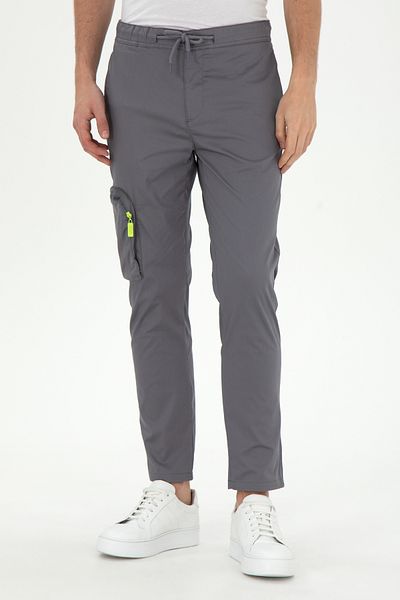 U.S. Polo Assn. Men's Gray Canvas Trousers 50291168-Vr024