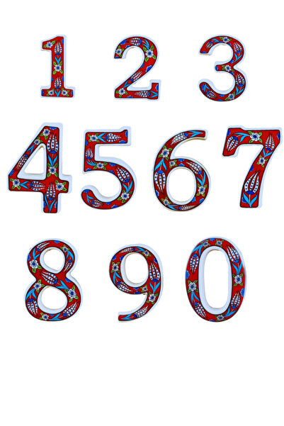 DeepCraft Best Quality Deepcraft Ceramic Tulip Pattern Door - Handmade with Color Options 06