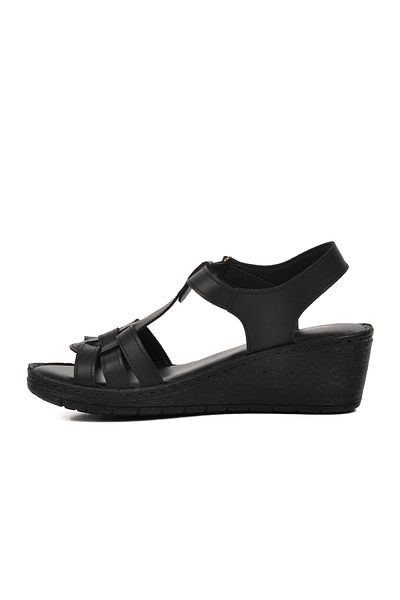 AYAKMOD Sandale negre de damă