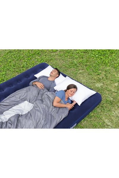 BESTWAY Flocked Air Bed/King 203X183X22Cm -26-67004