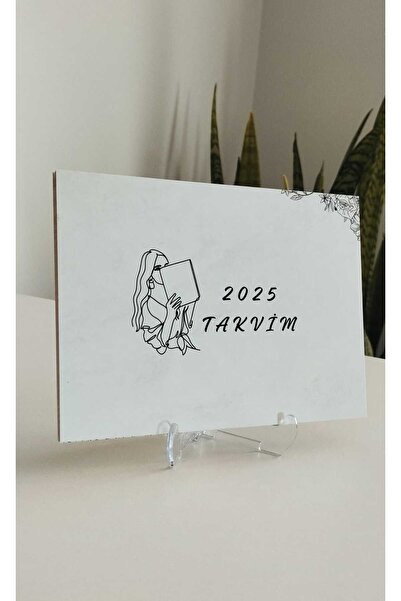 KÜRE 2025 Özel Tasarım Masa Takvimi, Motivasyon, Hediye