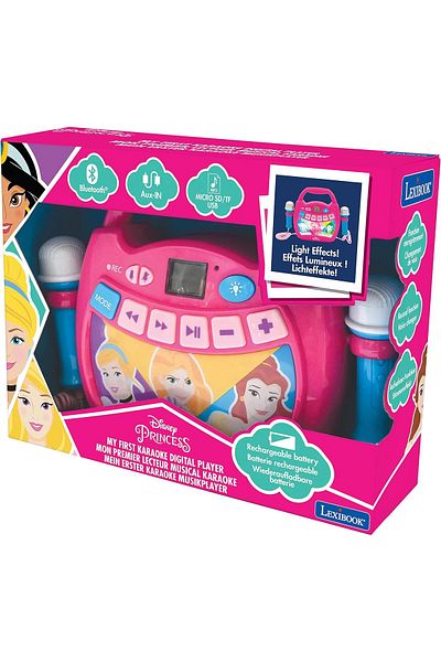 LEXIBOOK مكبر صوت بلوتوث مع ميكروفون - Disney Princess MP320DPZ
