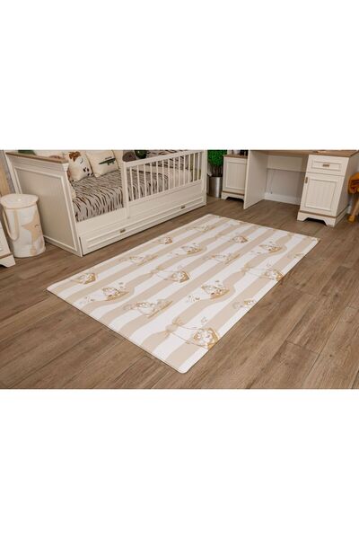 OGGİA Sleepy Bear Premium Oyun Matı 140x230cm | 15mm | Darbe Emici, Isı Yalıtımlı, Çift Yönlü Halısı