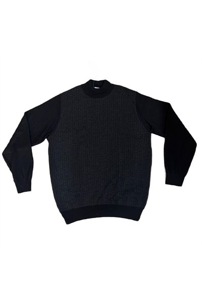 SÜVARİ Casual Fit Patterned Half Fishing Collar Quality Knitting Sweater