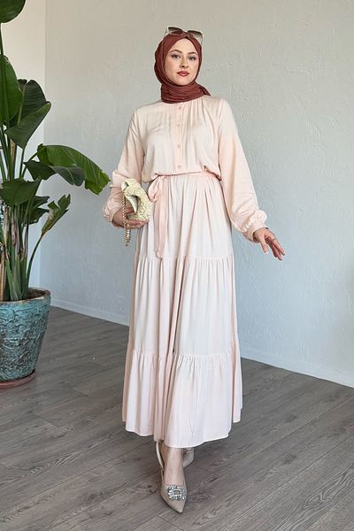InStyle Belmando Powder Dress with Belt