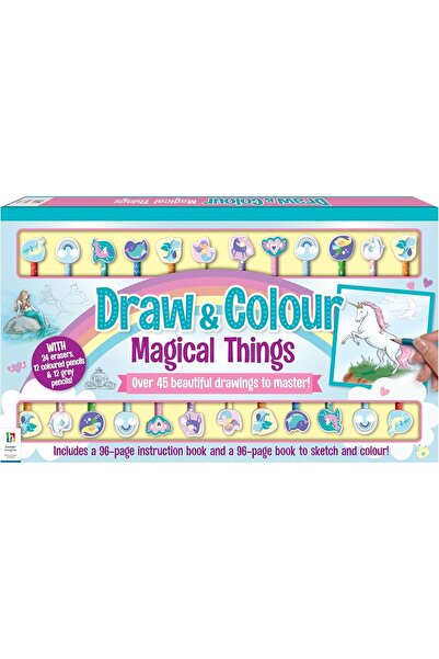 Hinkler مجموعة رسم وتلوين الأشياء السحرية المكونة من 24 قلمًا HK152103