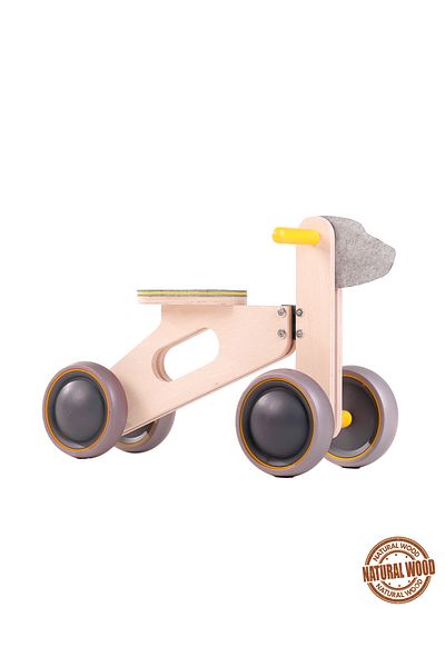HOMİNG Homing Montessori Natural Wooden Mini Balance Bike 241852